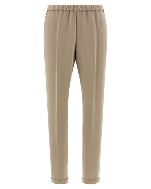 Alberto Biani Natural Fall Pants