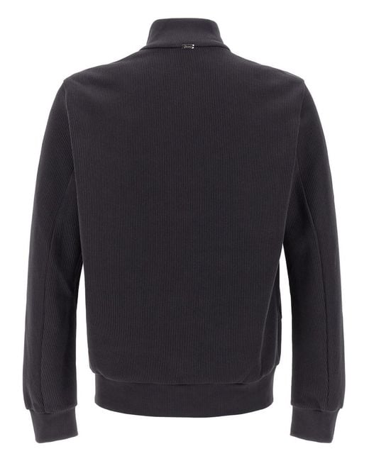 Herno Blue Solid Regular Jacket for men
