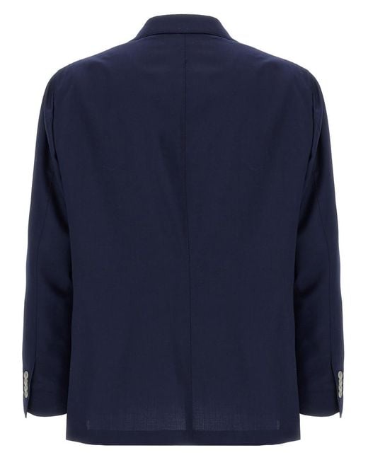 Barba Napoli Blue Jim2 Blazer for men