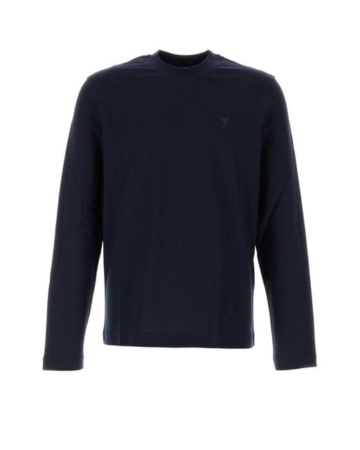 AMI Blue Regular T-Shirt