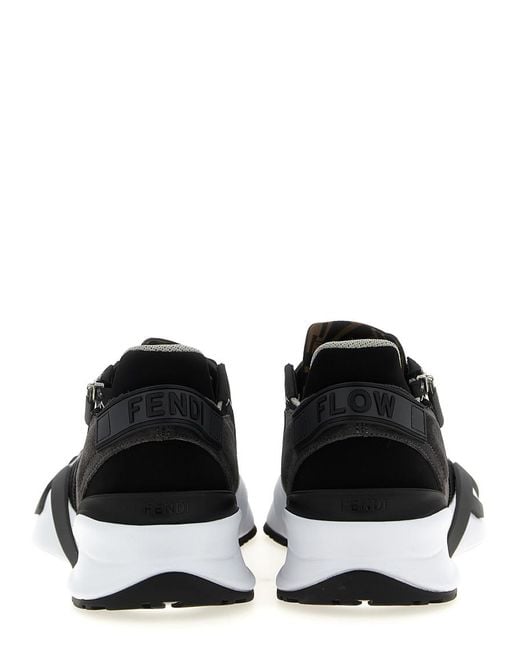 Fendi Black Flow Sneakers for men
