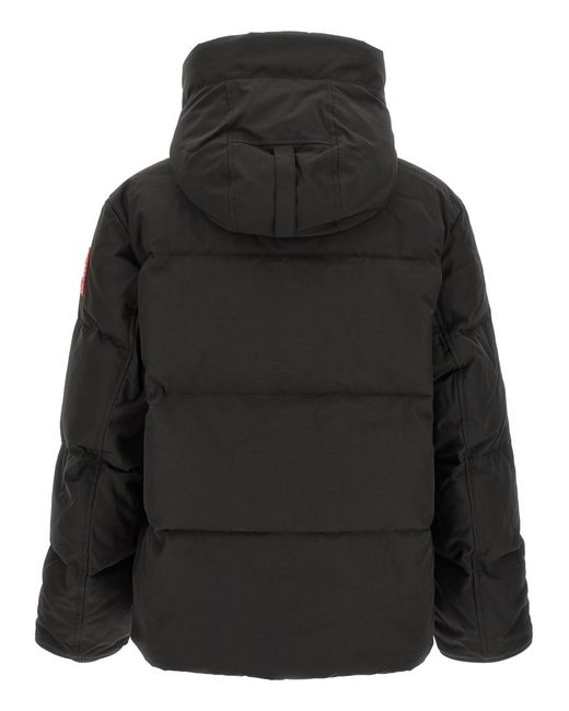 Canada Goose Black Solid Hood Jacket for men
