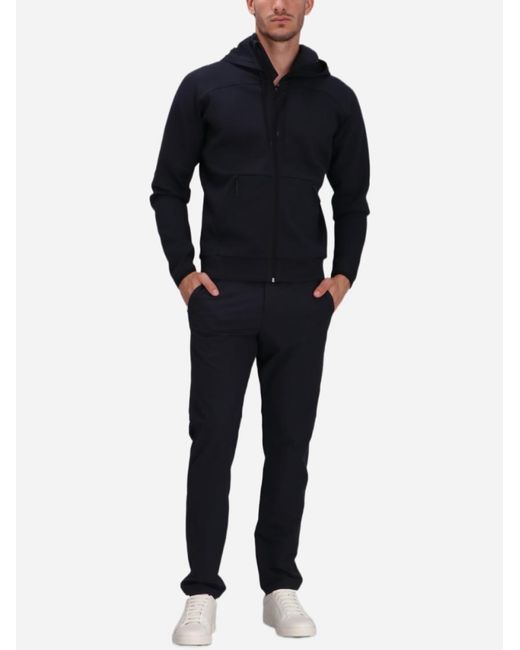 Boss Blue Zip Up Hoodie for men