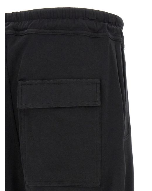 Thom Krom Black Relaxed Drawstring Pants for men