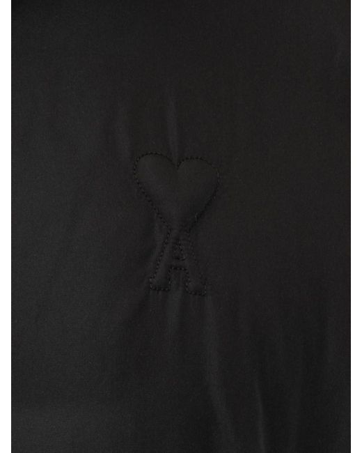 AMI Black Mock Collar Jacket
