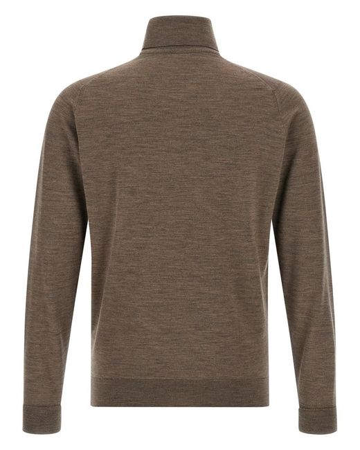 John Smedley Brown Richards Sweater for men