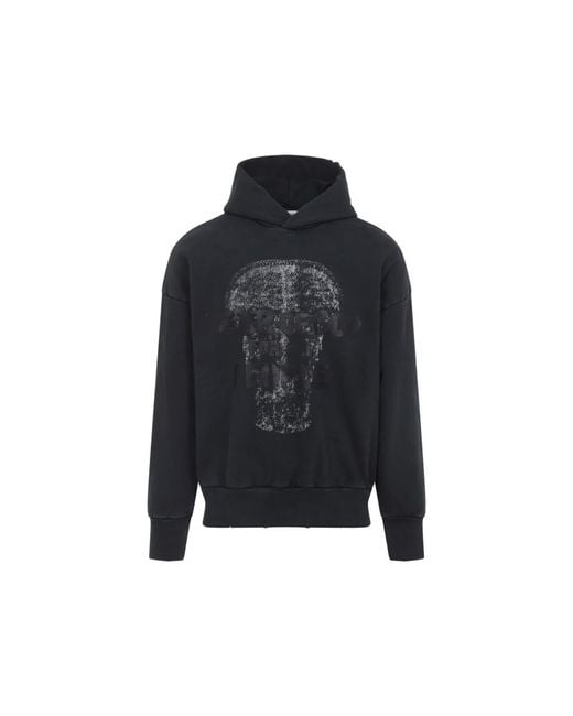 Fear Of God Blue Logo Hoodie for men