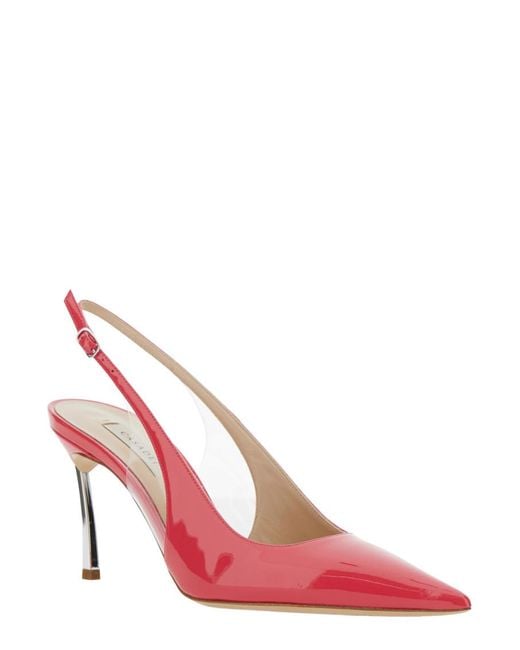 Casadei Pink Slingback Pumps