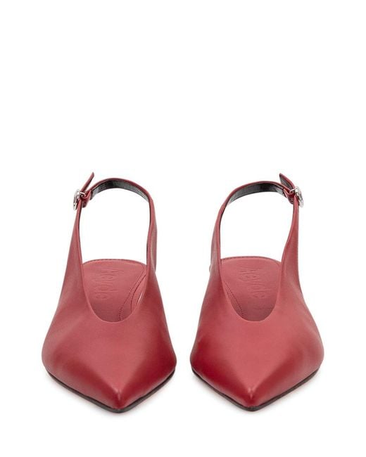 Aeyde Red Camilla Pumps