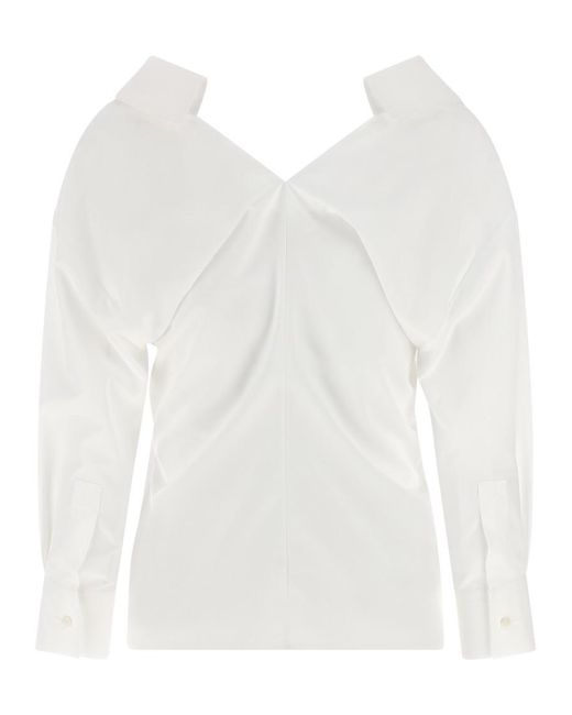 Givenchy White Slim Solid Shirt