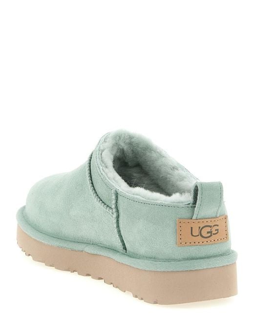 Ugg Green Solid Slip On Boots