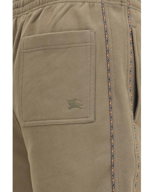 Burberry Gray Solid Shorts for men