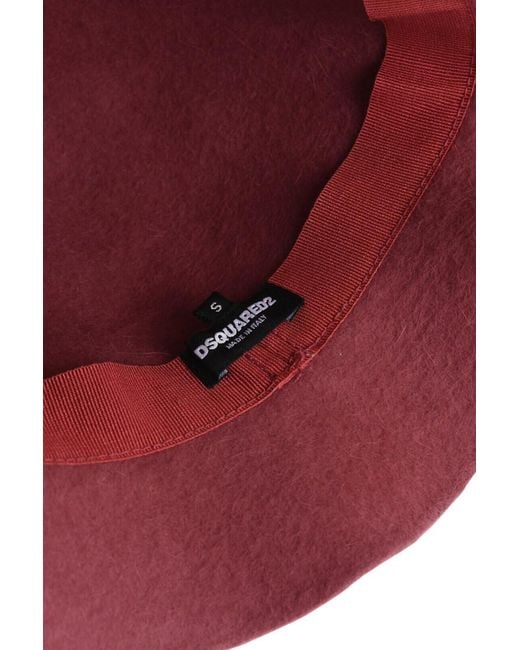 DSquared² Pink Solid Bucket Hat for men