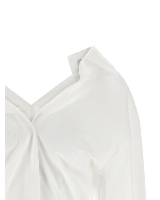 Givenchy White Slim Solid Shirt