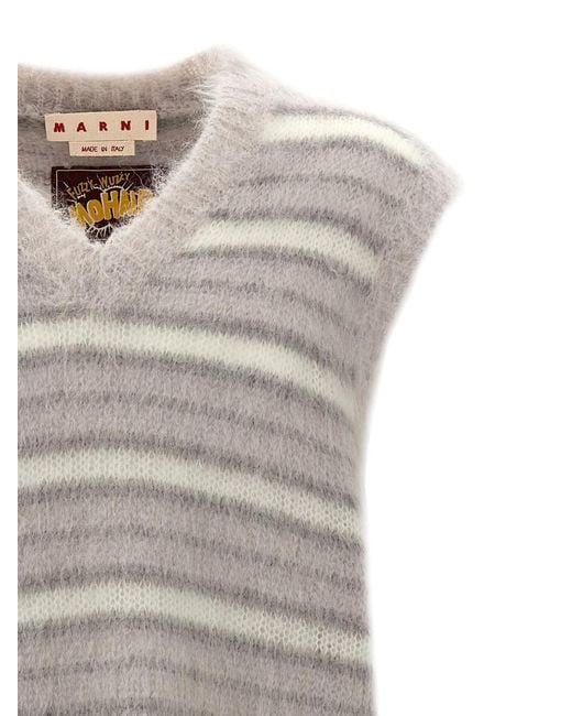 Marni Gray 'Fuzzy Wuzzy' Vest for men