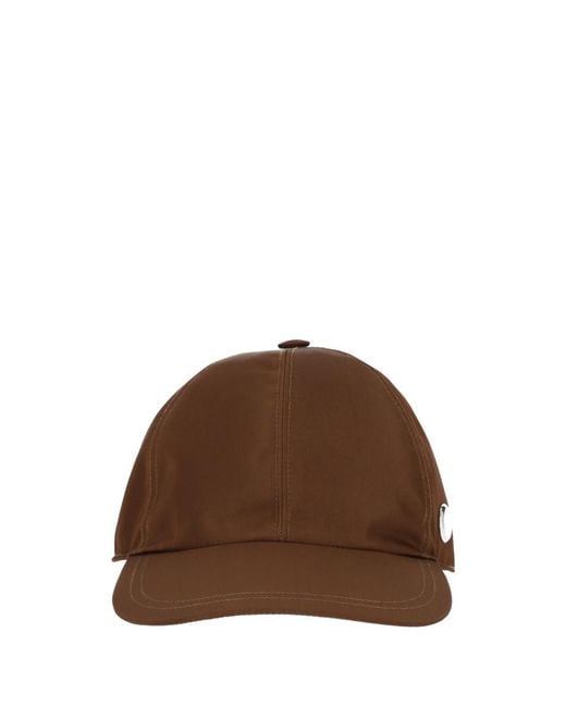 Stella McCartney Brown Logo Baseball Hat