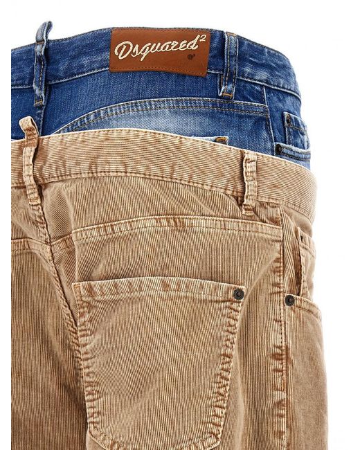 DSquared² Natural 'Twin Pack' Pants