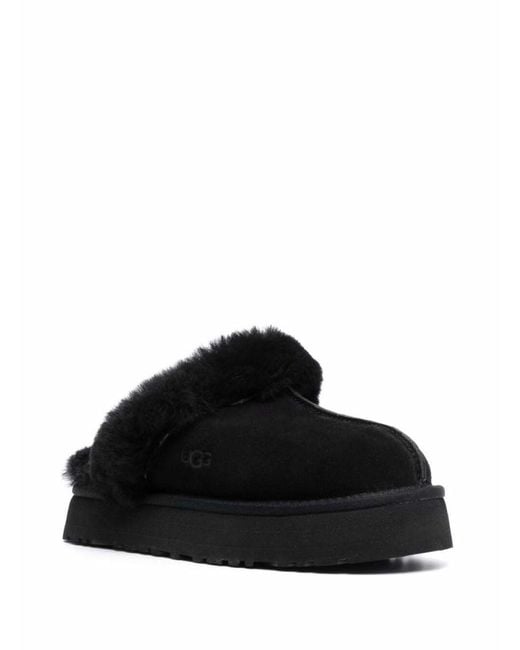 Ugg Black Disquette Slides