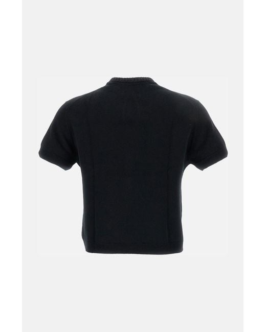 Barrie Black Knitted Top