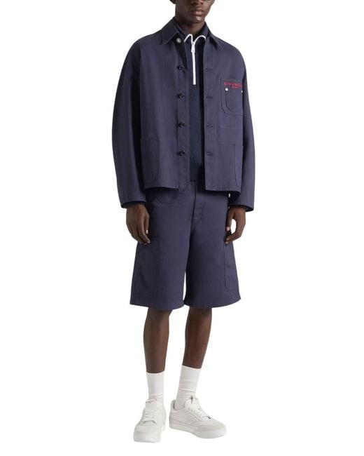 Givenchy Blue Regular Jacket for men