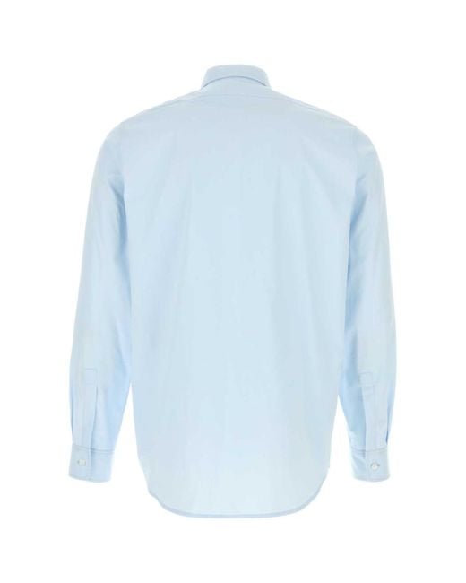 Jil Sander Blue Regular Shirt for men