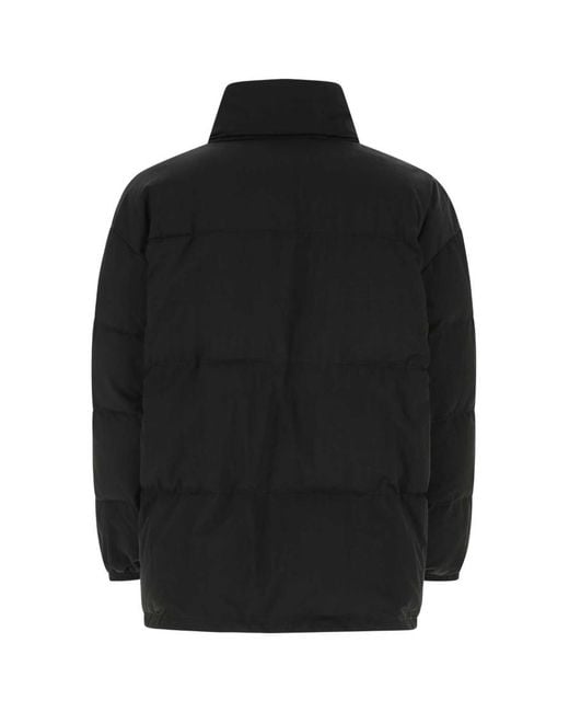 Moschino Black Nylon Padded Jacket