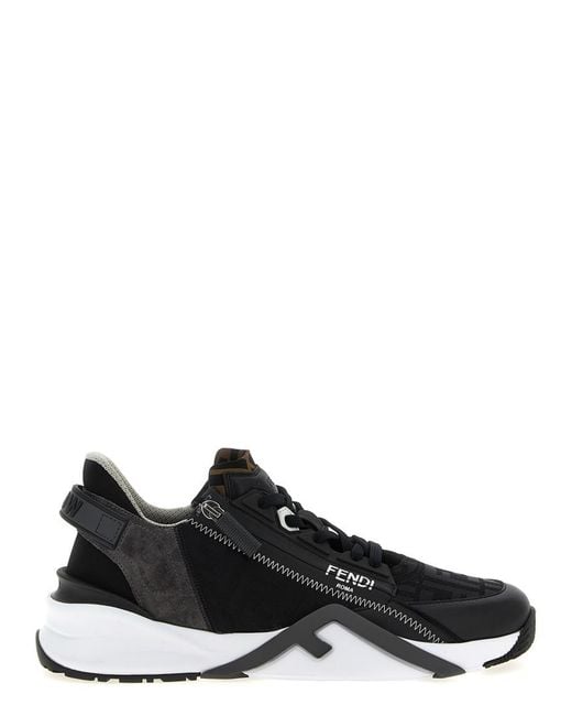 Fendi Black Flow Sneakers for men