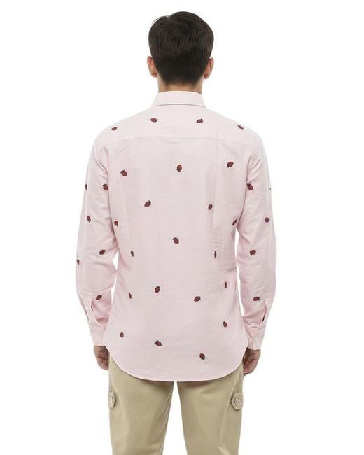 DSquared² Pink Regular Shirt for men