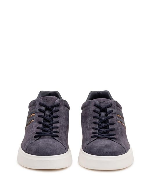 Hogan Blue Solid H580 Sneakers for men
