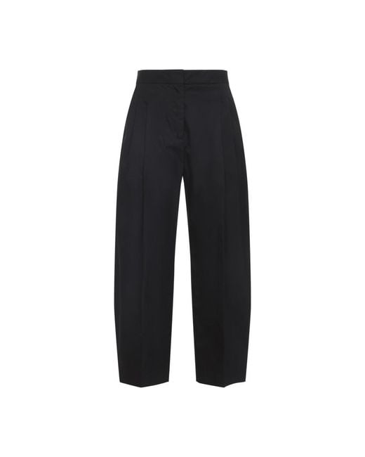 Alaïa Black Technical Taffeta Tailored Pants