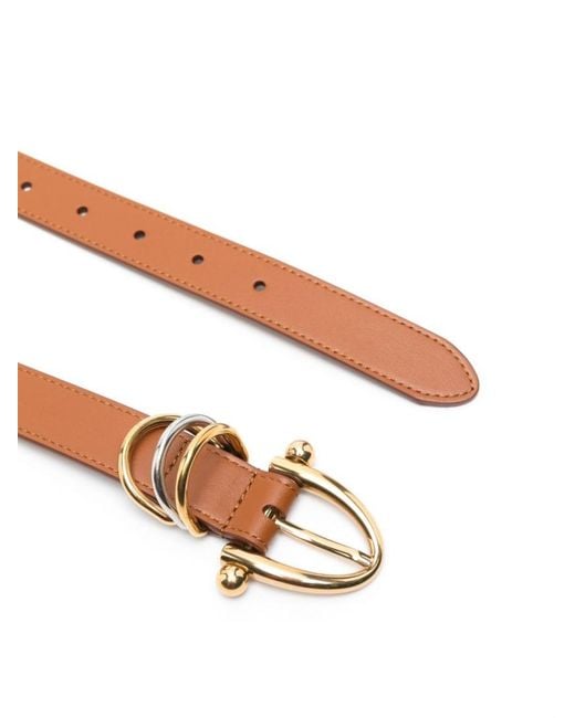 Chloé Brown Solid Buckle Belt