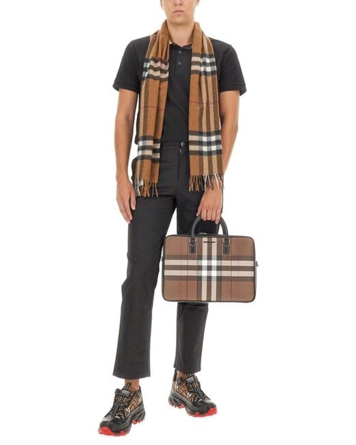 Burberry Black Regular Cargo Pants for men