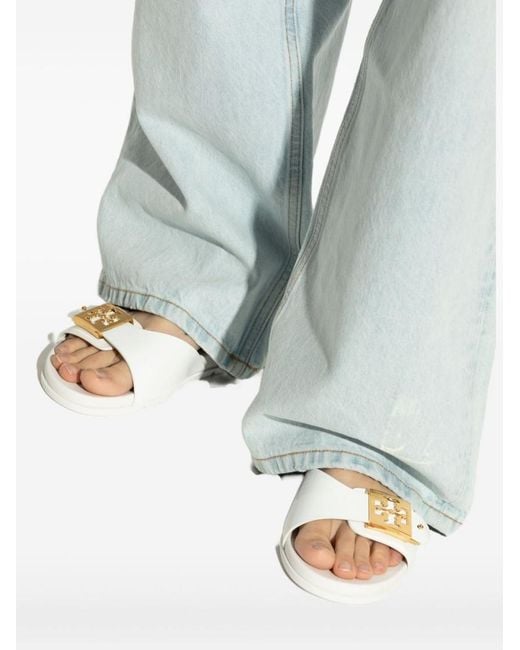 Tory Burch White Sandals