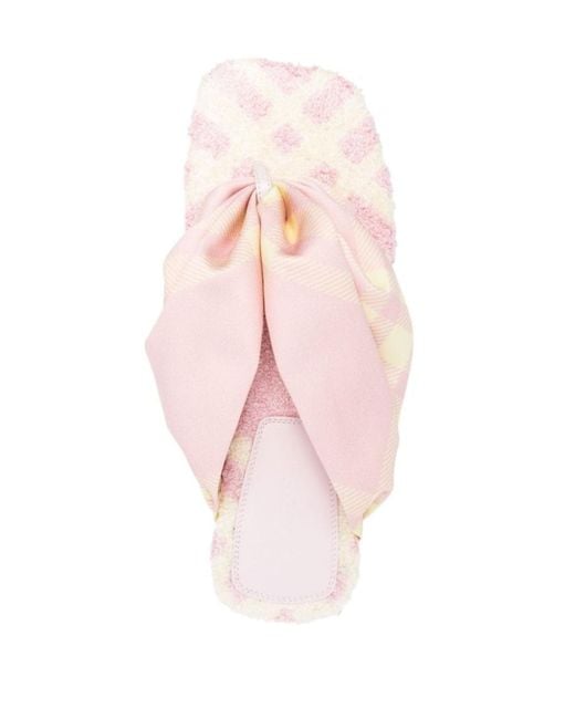 Burberry Pink Flip Flops