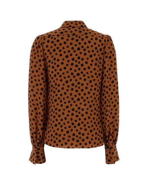 Valentino Brown Regular Solid Shirt