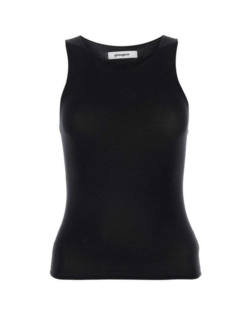 GIMAGUAS Black Nylon Galu Tank Top
