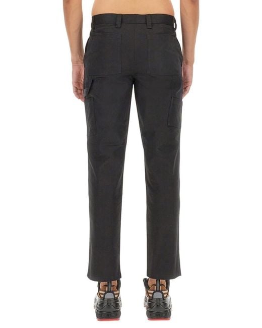 Burberry Black Regular Cargo Pants for men