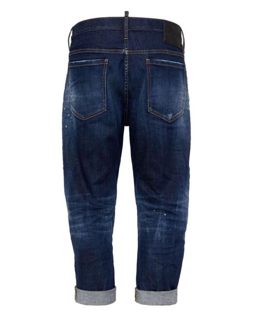 DSquared² Blue Cotton Denim for men