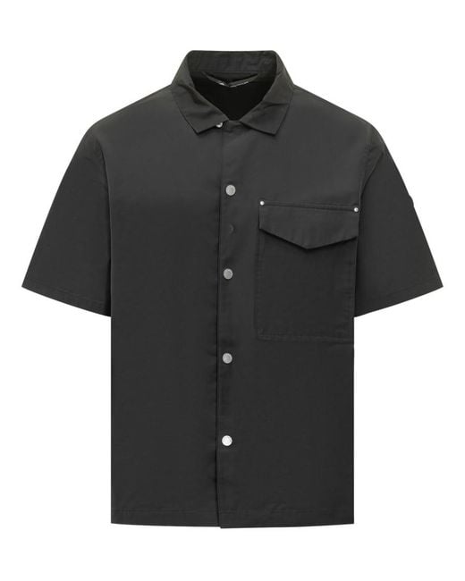 Moose Knuckles Black Regular Solid Shirt for men