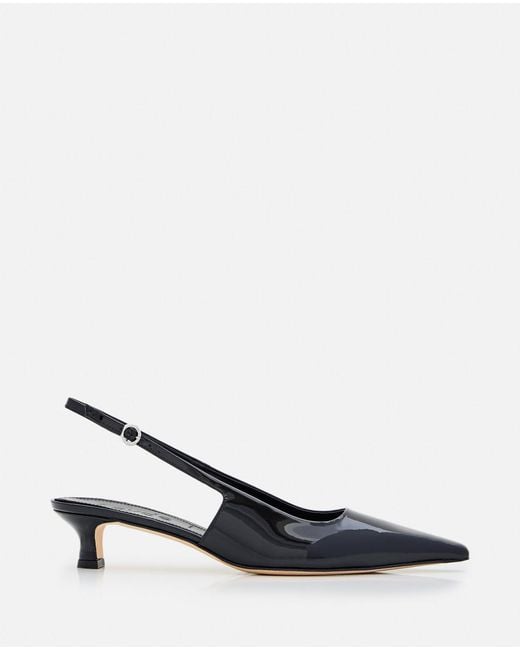 Aeyde White Slingabck Pumps