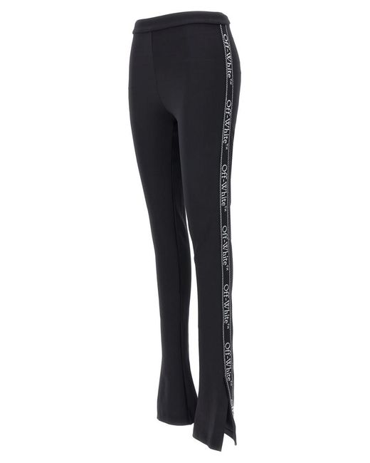 Blue off white leggings online