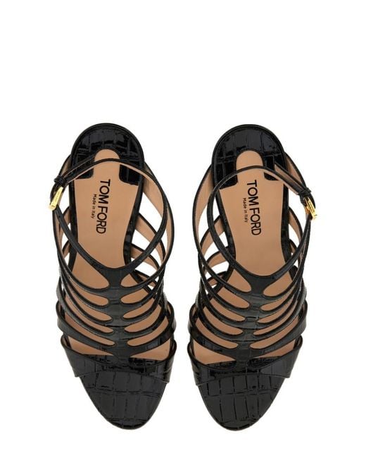 Tom Ford White Solid Sandals