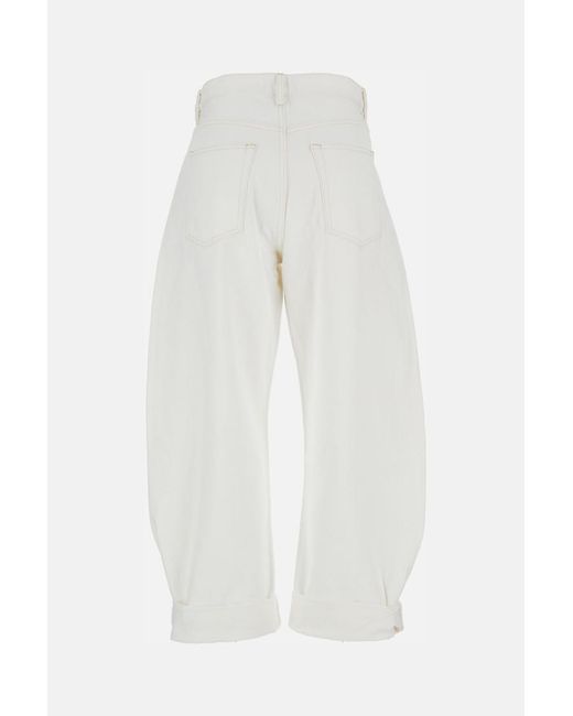 FRAME White Bubble Jeans