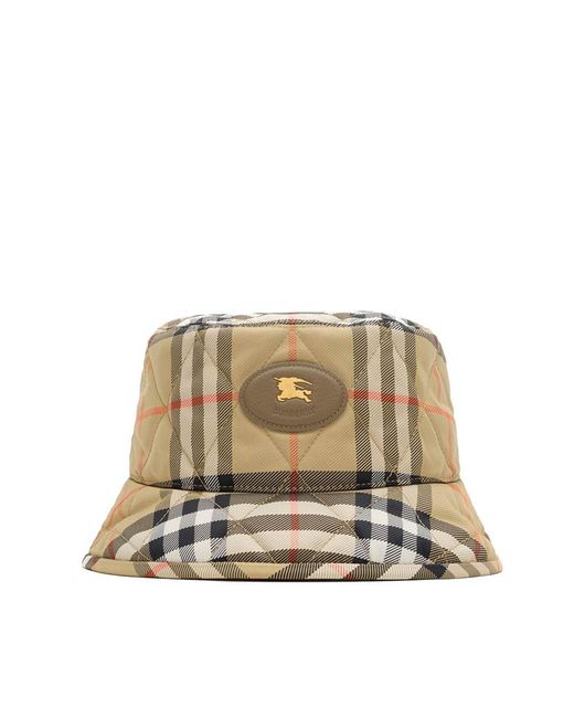 Burberry Natural Check Bucket Hat