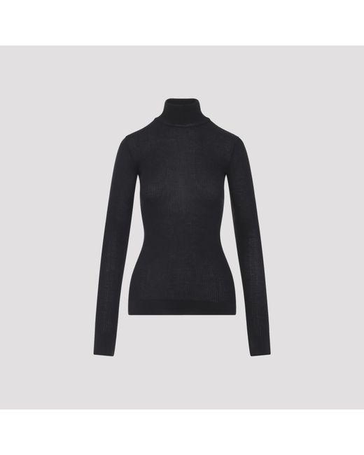 Lemaire Black Long Sleeve Top