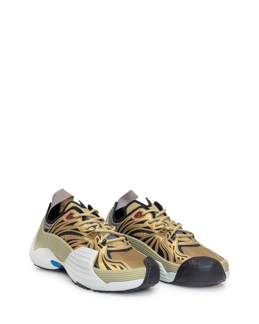 Lanvin Multicolor Graphic Flash-X Sneakers for men