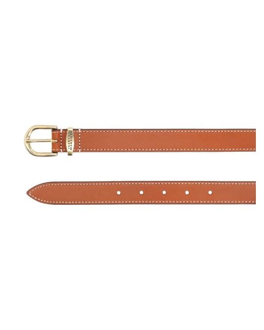 Isabel Marant Brown Solid Buckle Belt