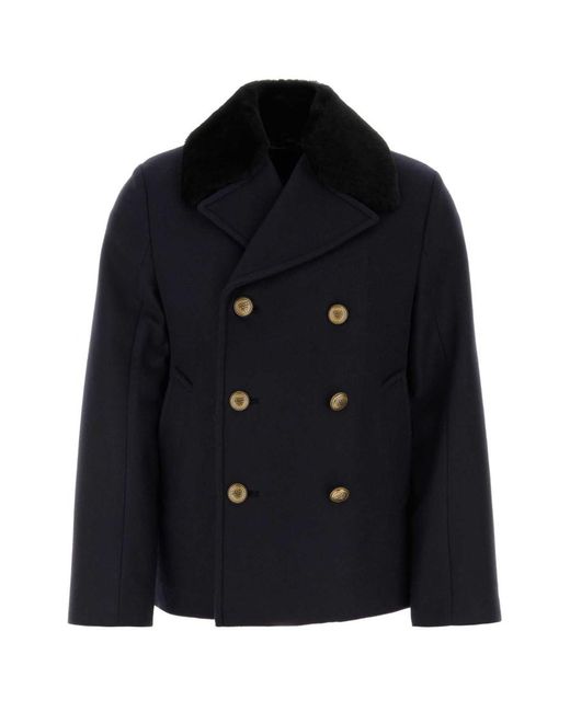 Prada Black Felt Coat for men