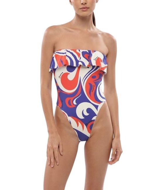 DSquared² Multicolor Abstract Swimwear