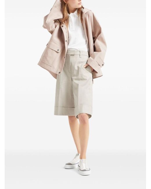 Brunello Cucinelli Natural Waterproof Jacket
